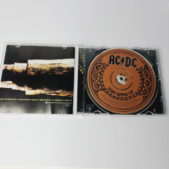 Stiff Upper Lip by AC/DC CD 2000 Hard Rock Music Hard Case Tested Working - Picture 2 of 4